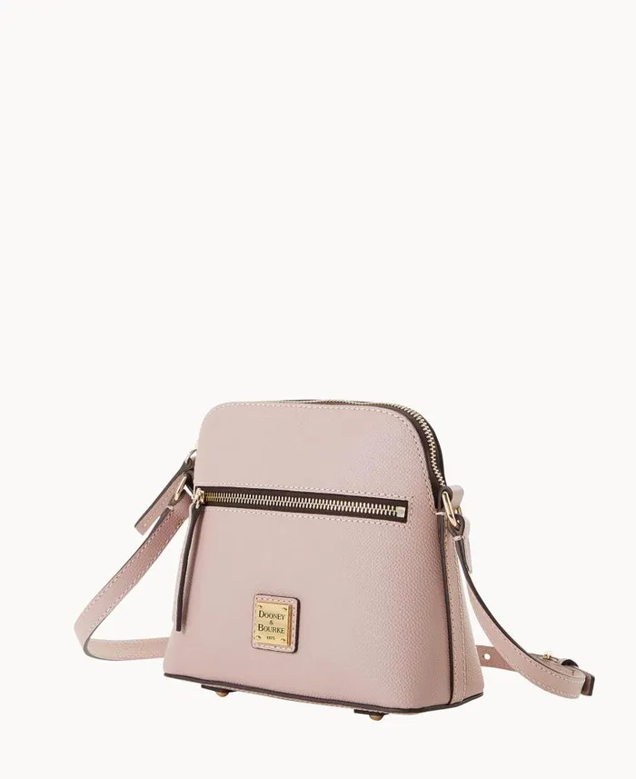 Dooney and Bourke Sorrento Zip Domed Crossbody Mushroom WomenMen Crossbodies Dooney and Bourke Sorrento Zip Domed Crossbody Mushroom WomenMen Crossbodies