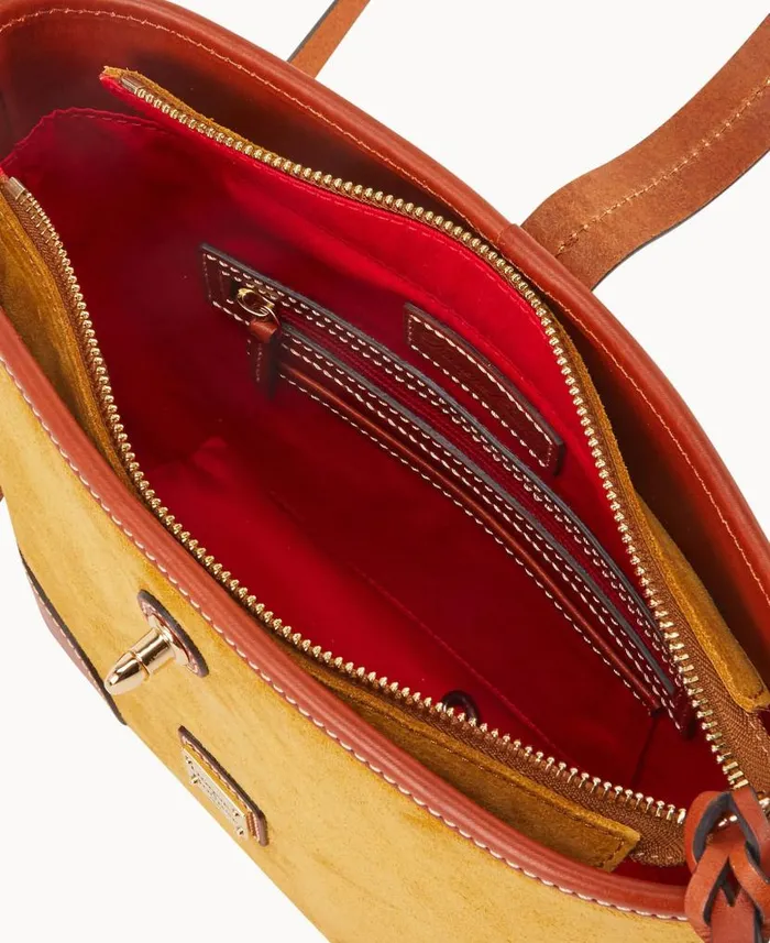 Dooney and Bourke Suede Crossbody Bucket Chamois WomenMen Crossbodies