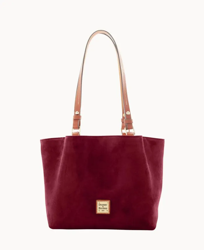 Dooney and Bourke Suede Small Flynn Wine WomenMen Shoulder Bags