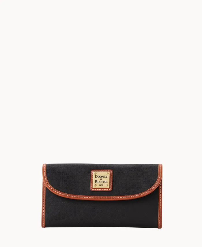 Dooney and Bourke Torino Continental Clutch Black WomenMen Wallets