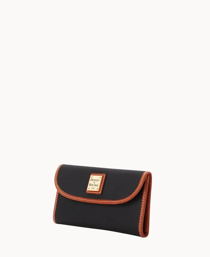 Dooney and Bourke Torino Continental Clutch Black WomenMen Wallets