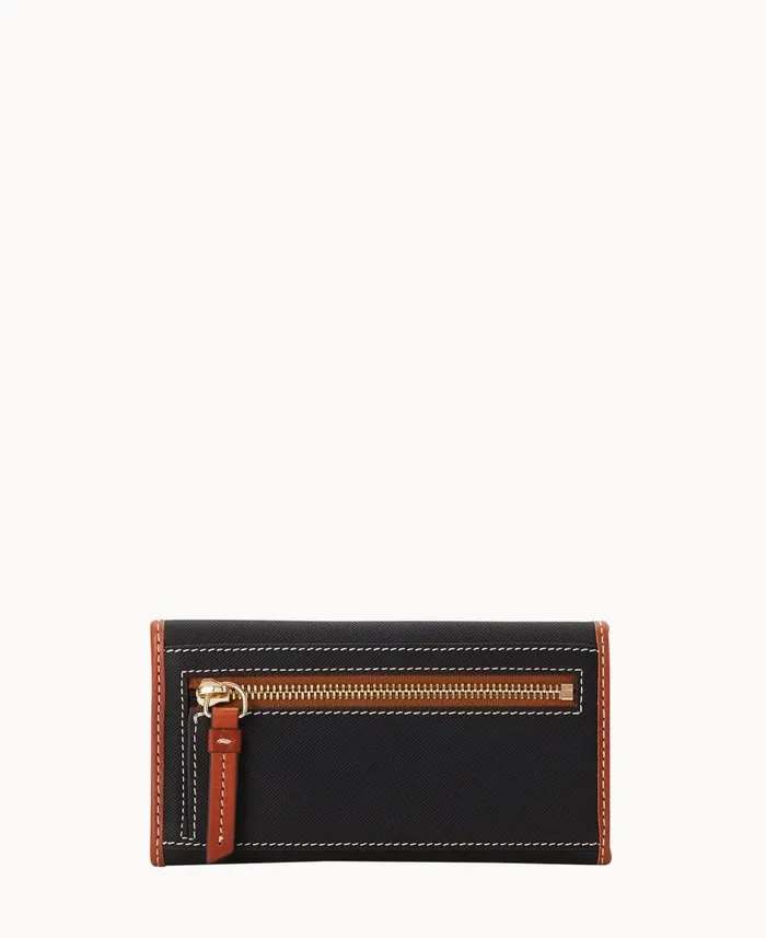 Dooney and Bourke Torino Continental Clutch Black WomenMen Wallets