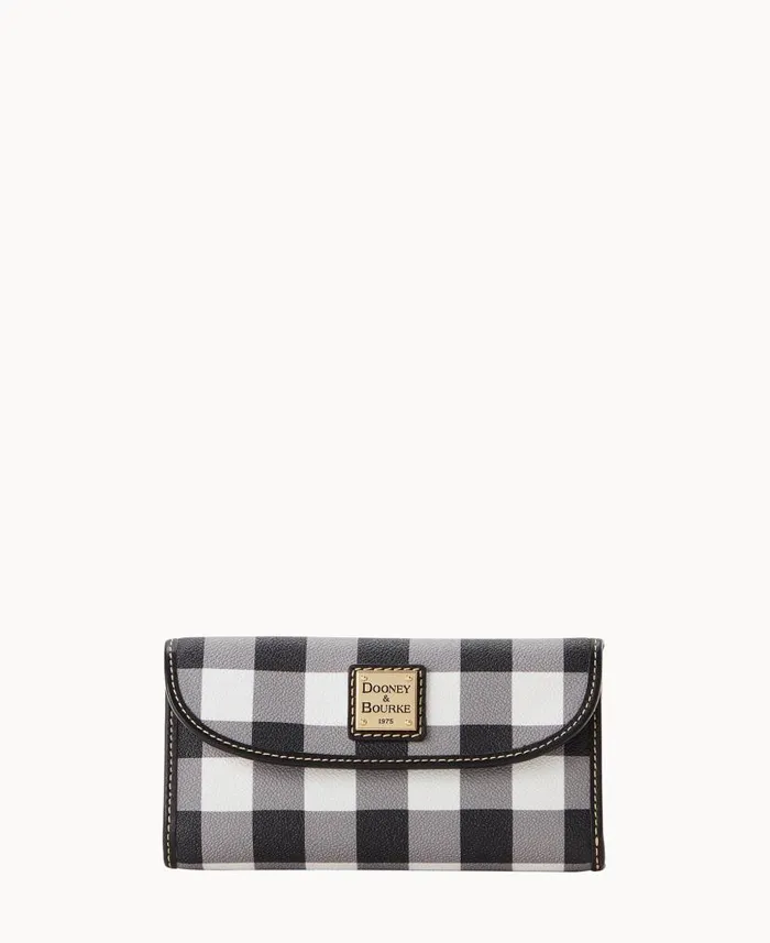 Dooney and Bourke Tucker Continental Clutch Black WomenMen Wallets