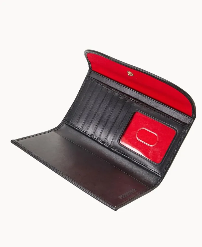 Dooney and Bourke Tucker Continental Clutch Black WomenMen Wallets