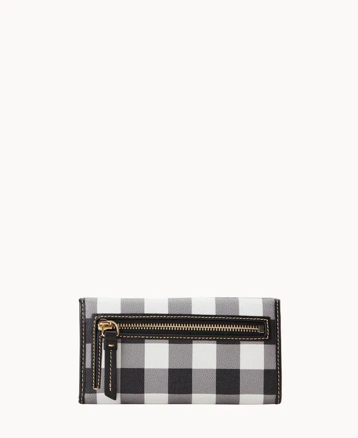 Dooney and Bourke Tucker Continental Clutch Black WomenMen Wallets