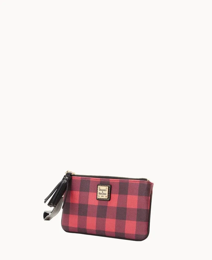 Dooney and Bourke Tucker Small Carrington Wristlet Red WomenMen Wallets