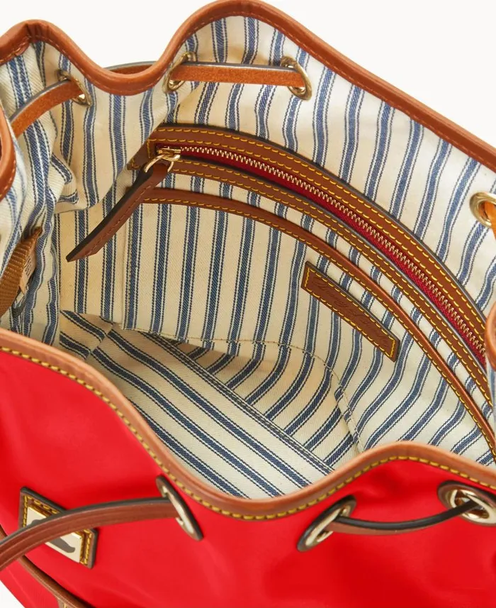 Dooney and Bourke Wayfarer Drawstring Red WomenMen Shoulder Bags