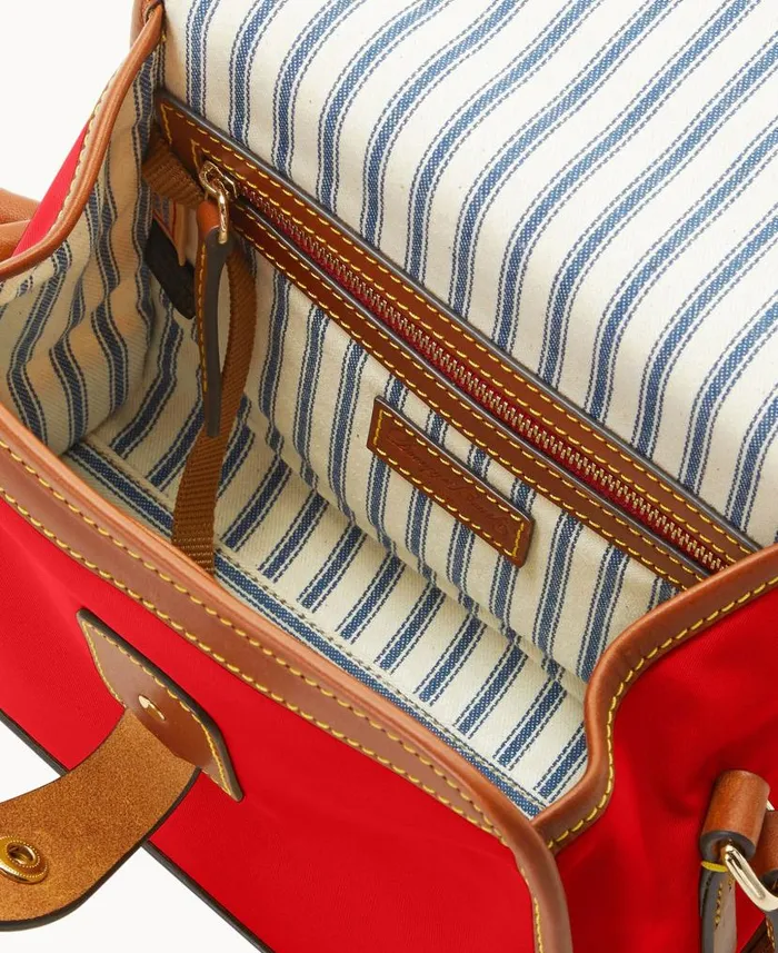 Dooney and Bourke Wayfarer Flap Crossbody Red WomenMen Crossbodies