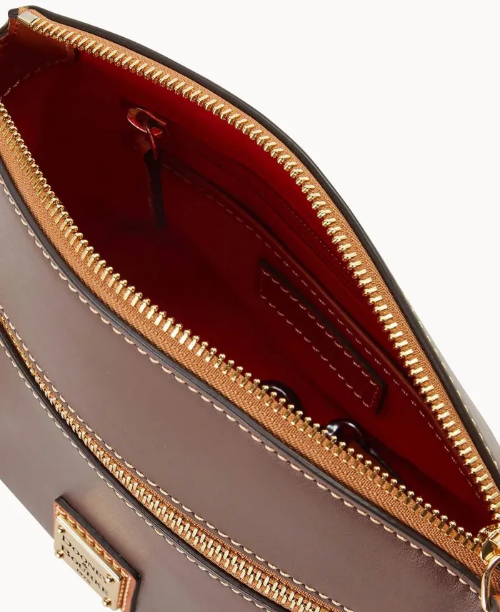 Dooney and Bourke Wexford Leather Domed Crossbody Brown WomenMen Crossbodies Dooney and Bourke Wexford Leather Domed Crossbody Brown WomenMen Crossbodies