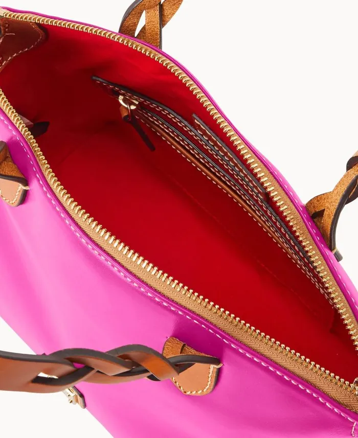 Dooney and Bourke Wexford Leather Small Heidi Satchel Magenta WomenMen Satchels Dooney and Bourke Wexford Leather Small Heidi Satchel Magenta WomenMen Satchels