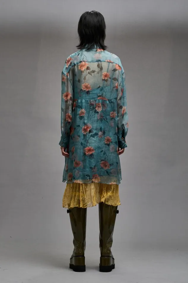 DOUBLE LAYER DRESS SET 8211 BLUE FLORAL Women R13 Dresses and Skirts
