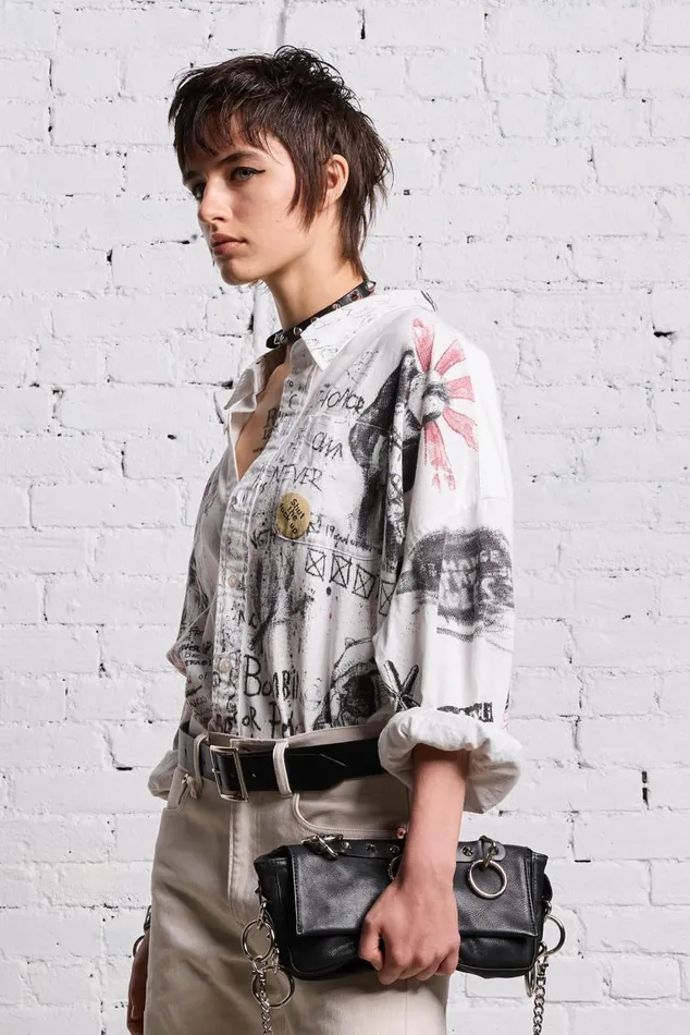 DROP NECK SHIRT 8211 SKETCHBOOK Women R13 Tops