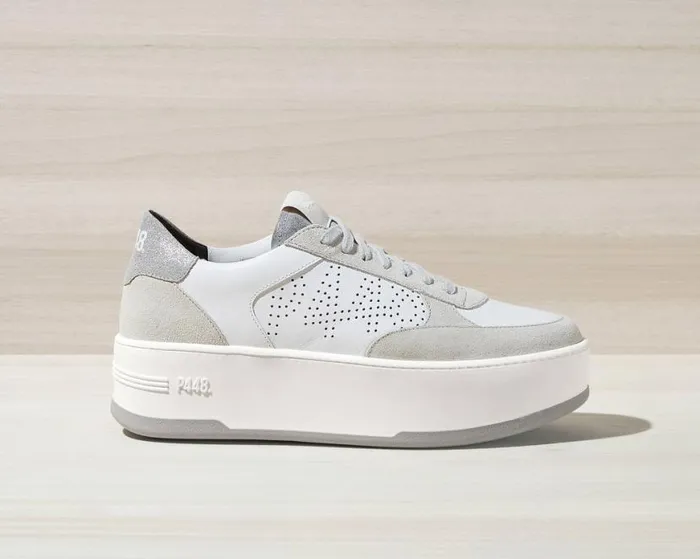 Empire WhiteSilver Women P448 Low Tops