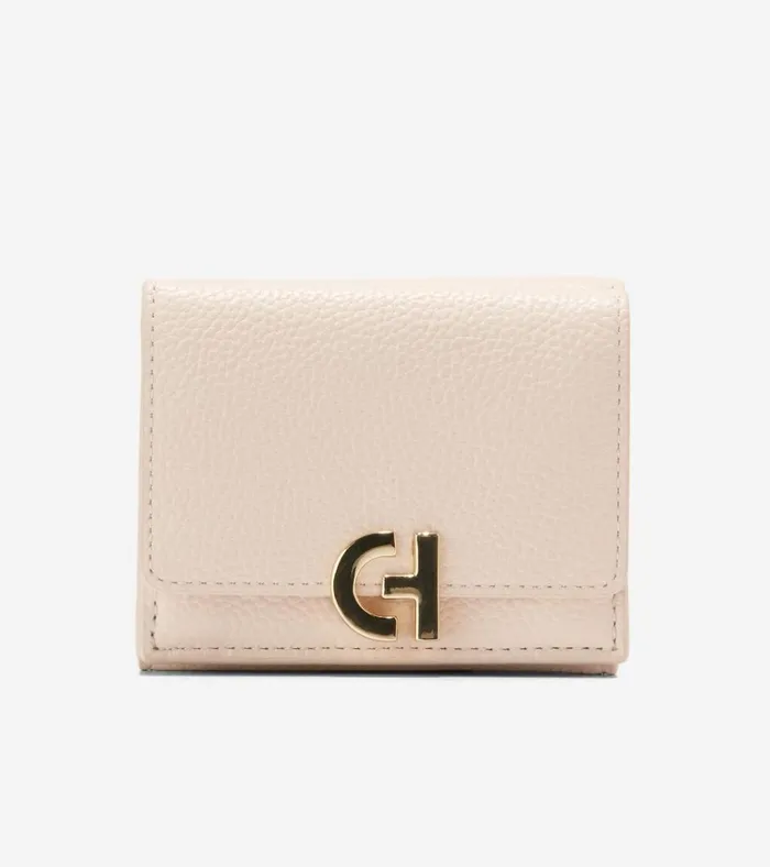 Essential Compact Wallet Sand Dollarivory Women Cole Haan Wallets and Wristlets Essential Compact Wallet Sand Dollarivory Women Cole Haan Wallets and Wristlets
