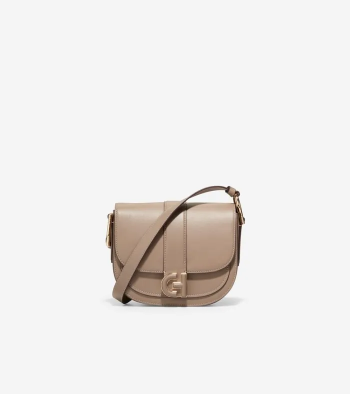 Essential Mini Saddle Bag Irish Coffee Women Cole Haan Crossbody Bags