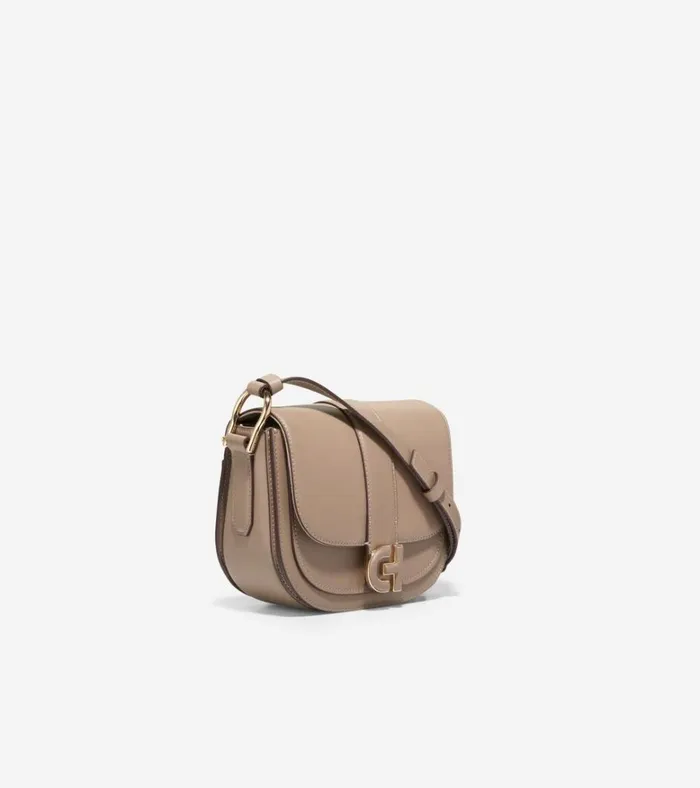Essential Mini Saddle Bag Irish Coffee Women Cole Haan Crossbody Bags
