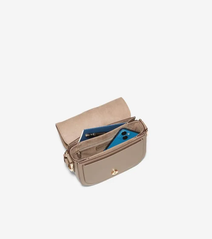 Essential Mini Saddle Bag Irish Coffee Women Cole Haan Crossbody Bags