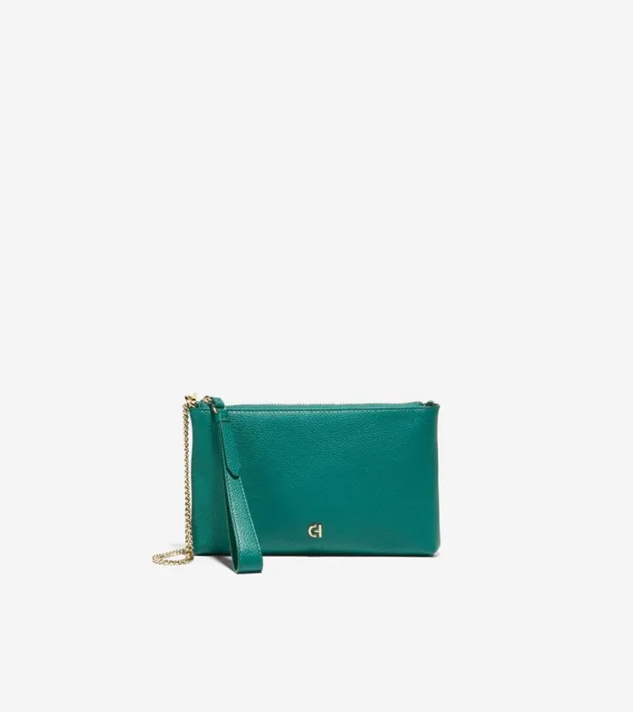 Essential Pouch Green Women Cole Haan Wallets and Wristlets