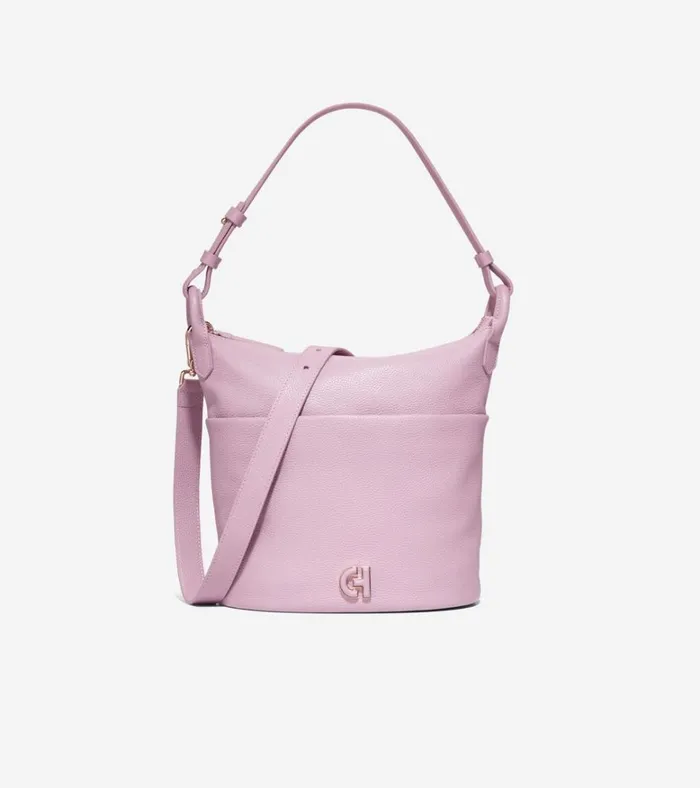 Essential Soft Bucket Bag Mauve Women Cole Haan Shoulder Bags