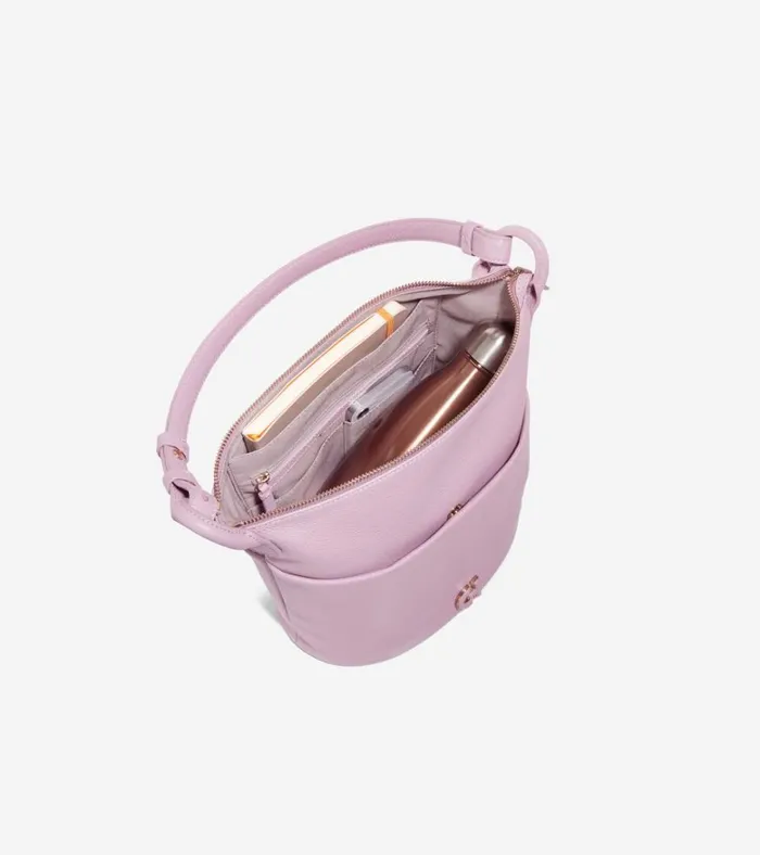 Essential Soft Bucket Bag Mauve Women Cole Haan Shoulder Bags