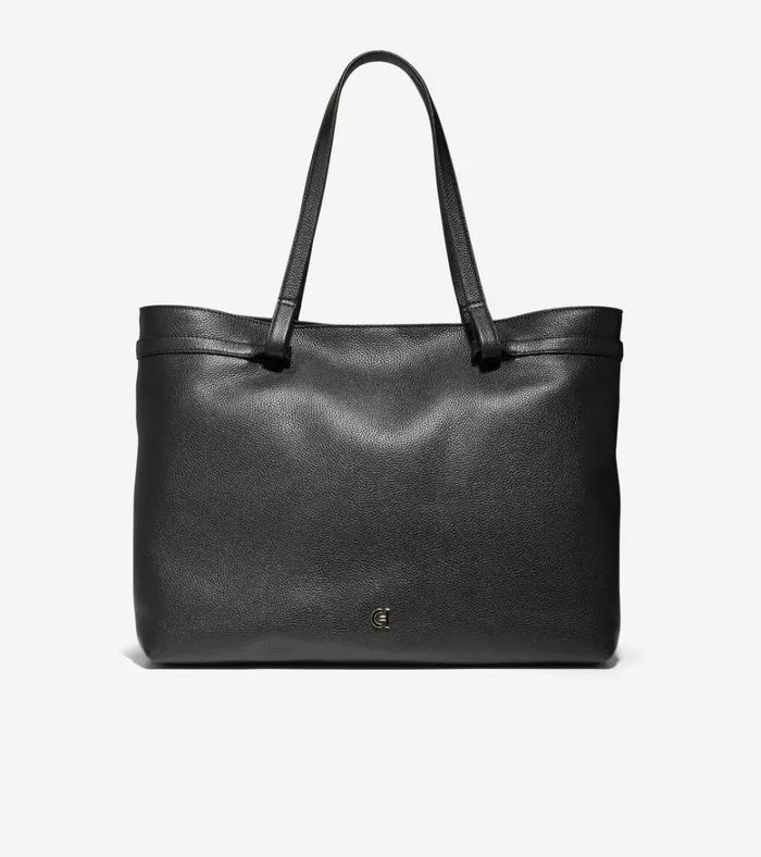 Essential Soft Tote Bag Black Women Cole Haan Tote Bags