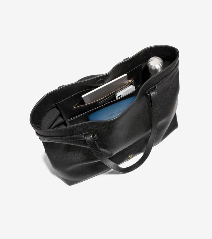 Essential Soft Tote Bag Black Women Cole Haan Tote Bags