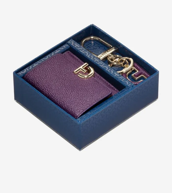 Essential Wallet Gift Set Blackberry Cordial Women Cole Haan Wallets and Wristlets Essential Wallet Gift Set Blackberry Cordial Women Cole Haan Wallets and Wristlets