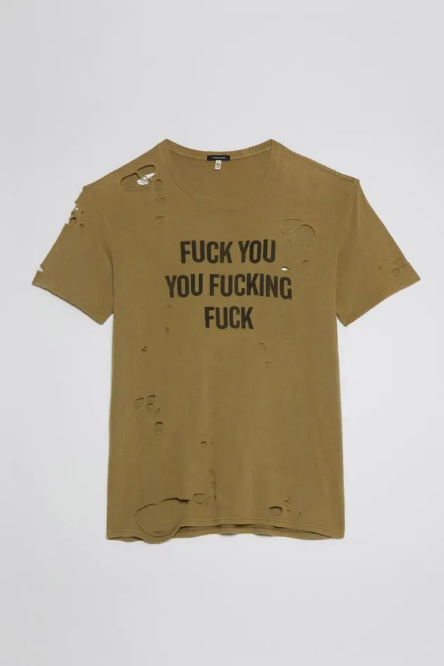 FU BOY T 8211 LIGHT GREEN Women R13 Tops