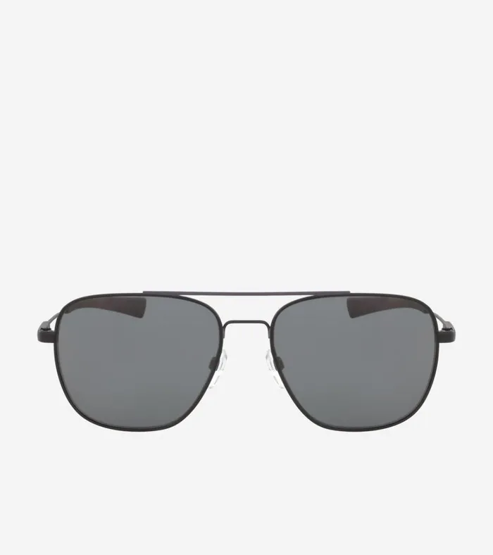 Flexible Navigator Sunglasses Black MenWomen Cole Haan Sunglasses