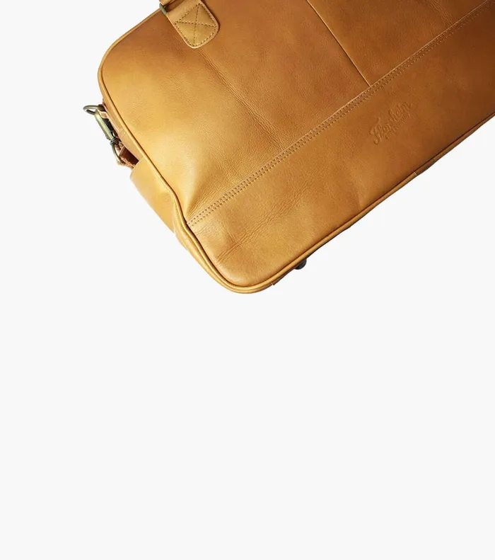 Florsheim Bags Adelmo Leather Duffle Bag Tan 8211 Men