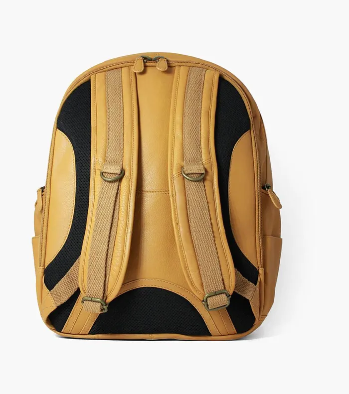 Florsheim Bags Baptiste Leather Backpack Tan 8211 Men