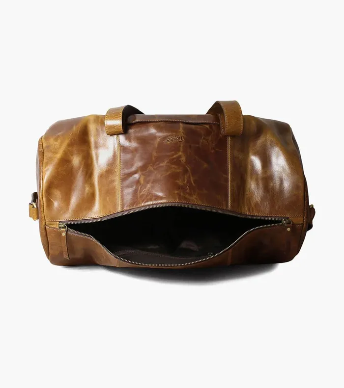 Florsheim Bags Caruso Leather Travel Bag Brown 8211 Men