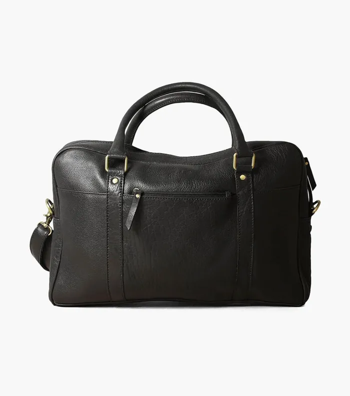 Florsheim Bags Porter Leather Laptop Bag Black 8211 Men