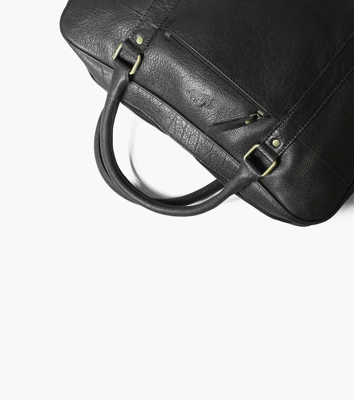 Florsheim Bags Porter Leather Laptop Bag Black 8211 Men