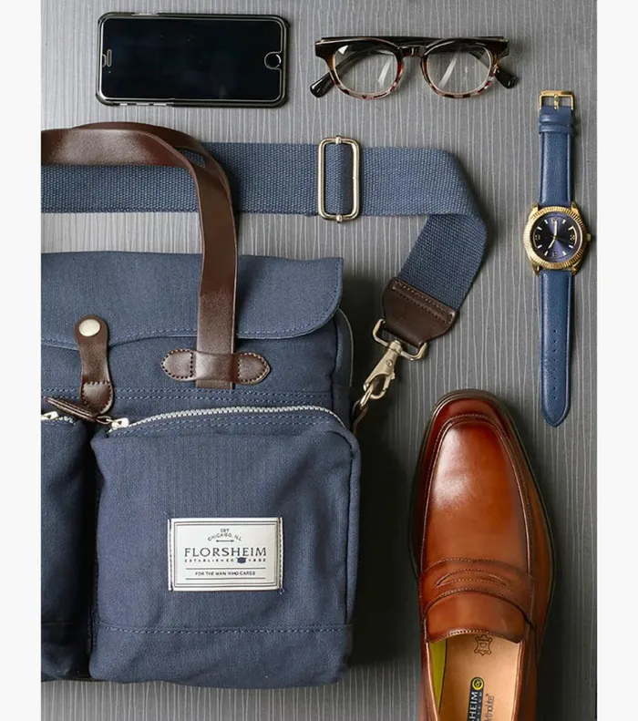 Florsheim Bags Vincent Vintage Canvas Messenger Misc 8211 Men