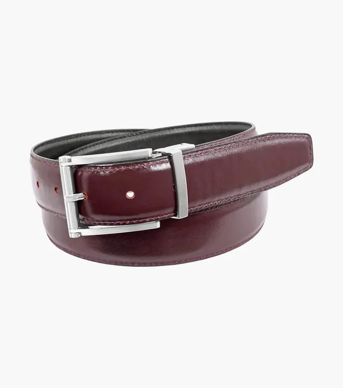 Florsheim Belts and Suspenders Lofton Reversible Belt Burgundy 8211 Men
