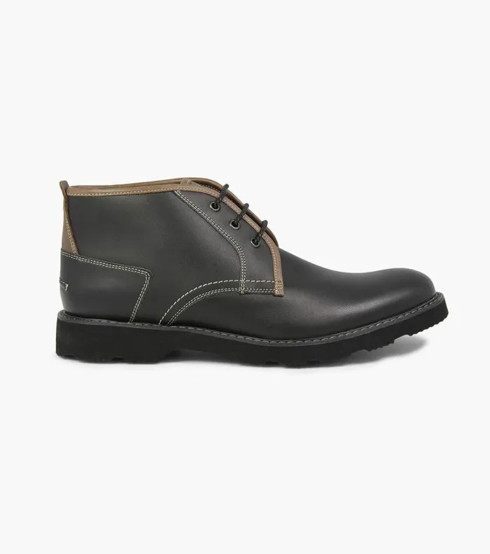 Florsheim Boots Casey Plain Toe Chukka Boot Black 8211 Men