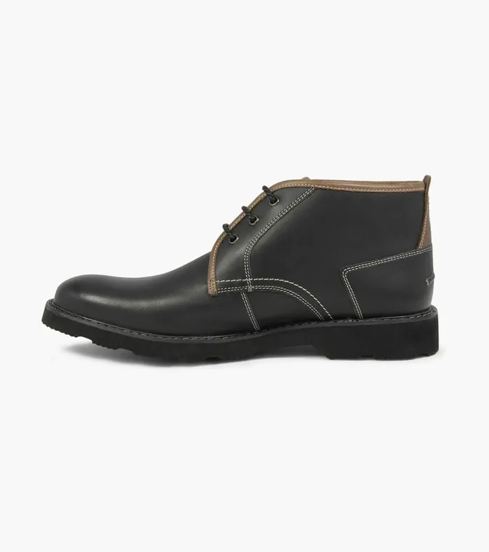 Florsheim Boots Casey Plain Toe Chukka Boot Black 8211 Men