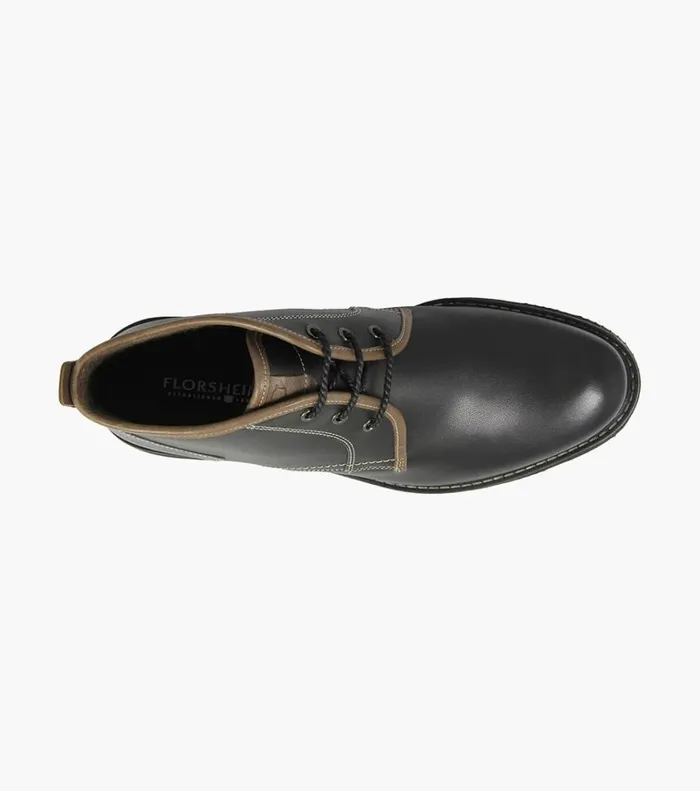 Florsheim Boots Casey Plain Toe Chukka Boot Black 8211 Men