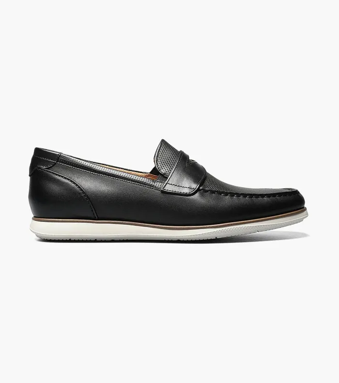 Florsheim Casual Shoes Atlantic Moc Toe Penny Loafer Black 8211 Men