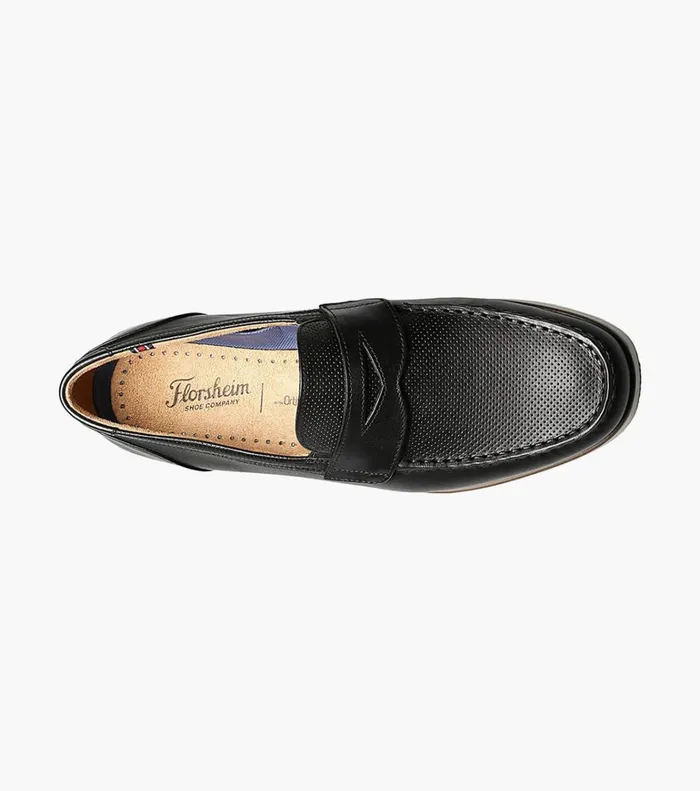 Florsheim Casual Shoes Atlantic Moc Toe Penny Loafer Black 8211 Men
