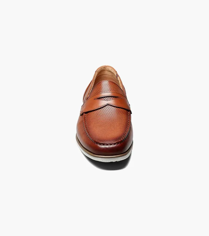 Florsheim Casual Shoes Atlantic Moc Toe Penny Loafer Cognac 8211 Men