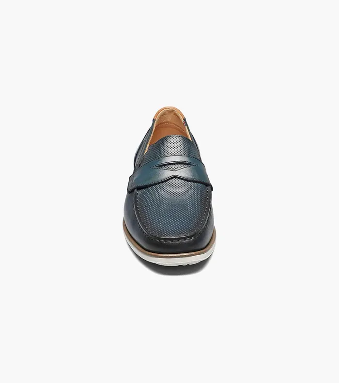 Florsheim Casual Shoes Atlantic Moc Toe Penny Loafer Navy 8211 Men