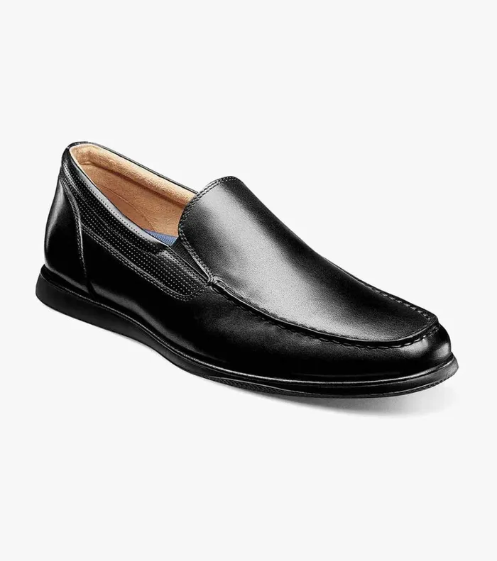 Florsheim Casual Shoes Atlantic Moc Toe Venetian Slip On Black 8211 Men