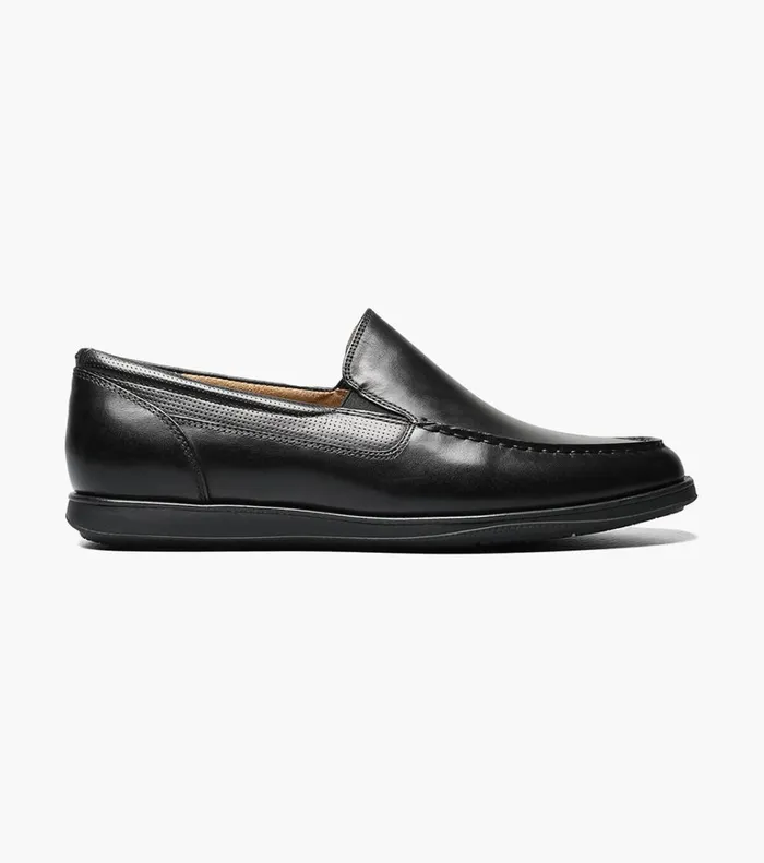 Florsheim Casual Shoes Atlantic Moc Toe Venetian Slip On Black 8211 Men
