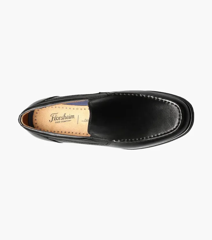 Florsheim Casual Shoes Atlantic Moc Toe Venetian Slip On Black 8211 Men