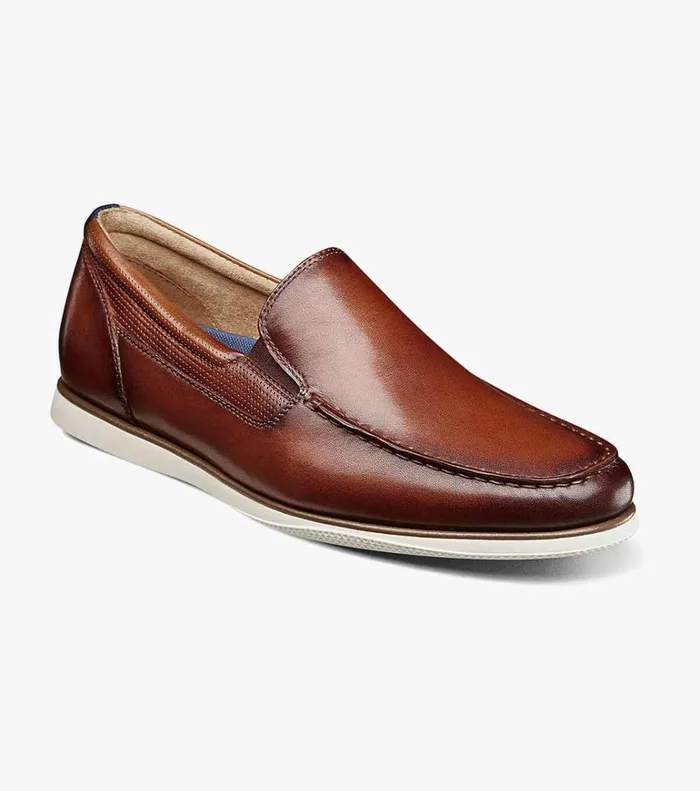 Florsheim Casual Shoes Atlantic Moc Toe Venetian Slip On Cognac 8211 Men