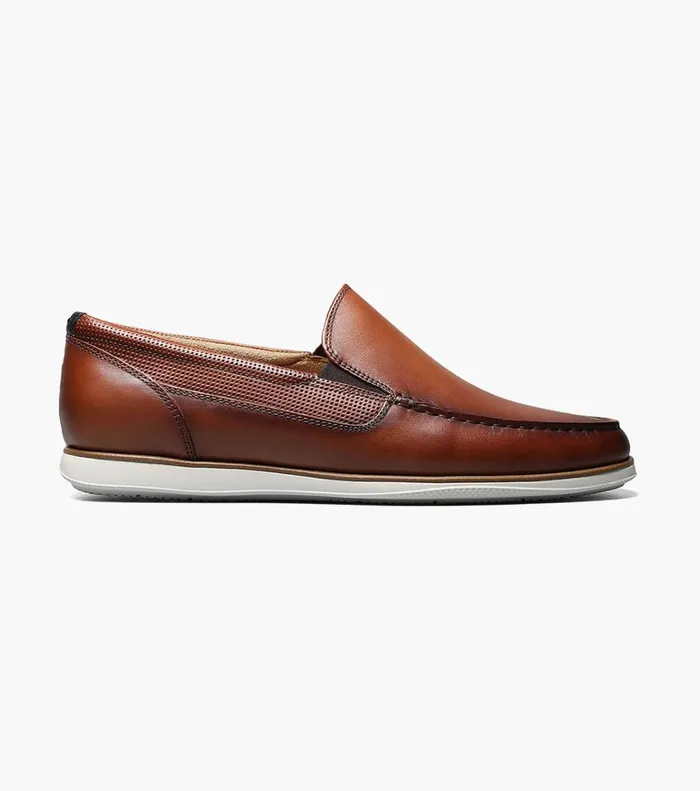 Florsheim Casual Shoes Atlantic Moc Toe Venetian Slip On Cognac 8211 Men