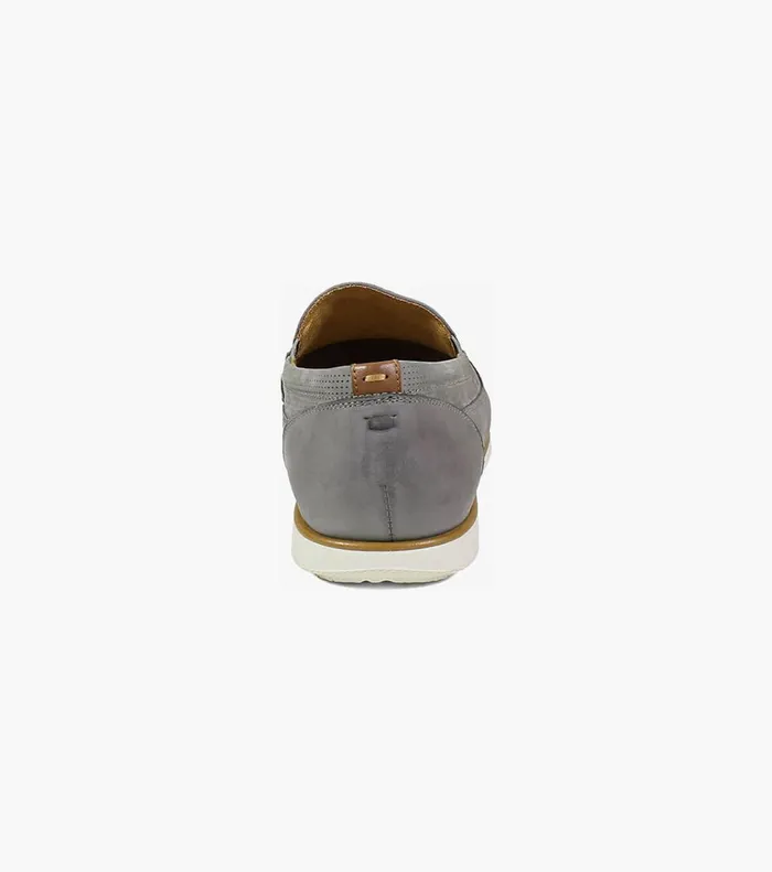 Florsheim Casual Shoes Atlantic Moc Toe Venetian Slip On Gray 8211 Men