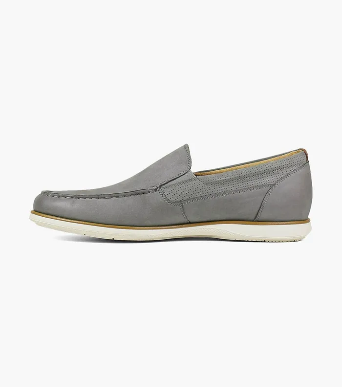 Florsheim Casual Shoes Atlantic Moc Toe Venetian Slip On Gray 8211 Men
